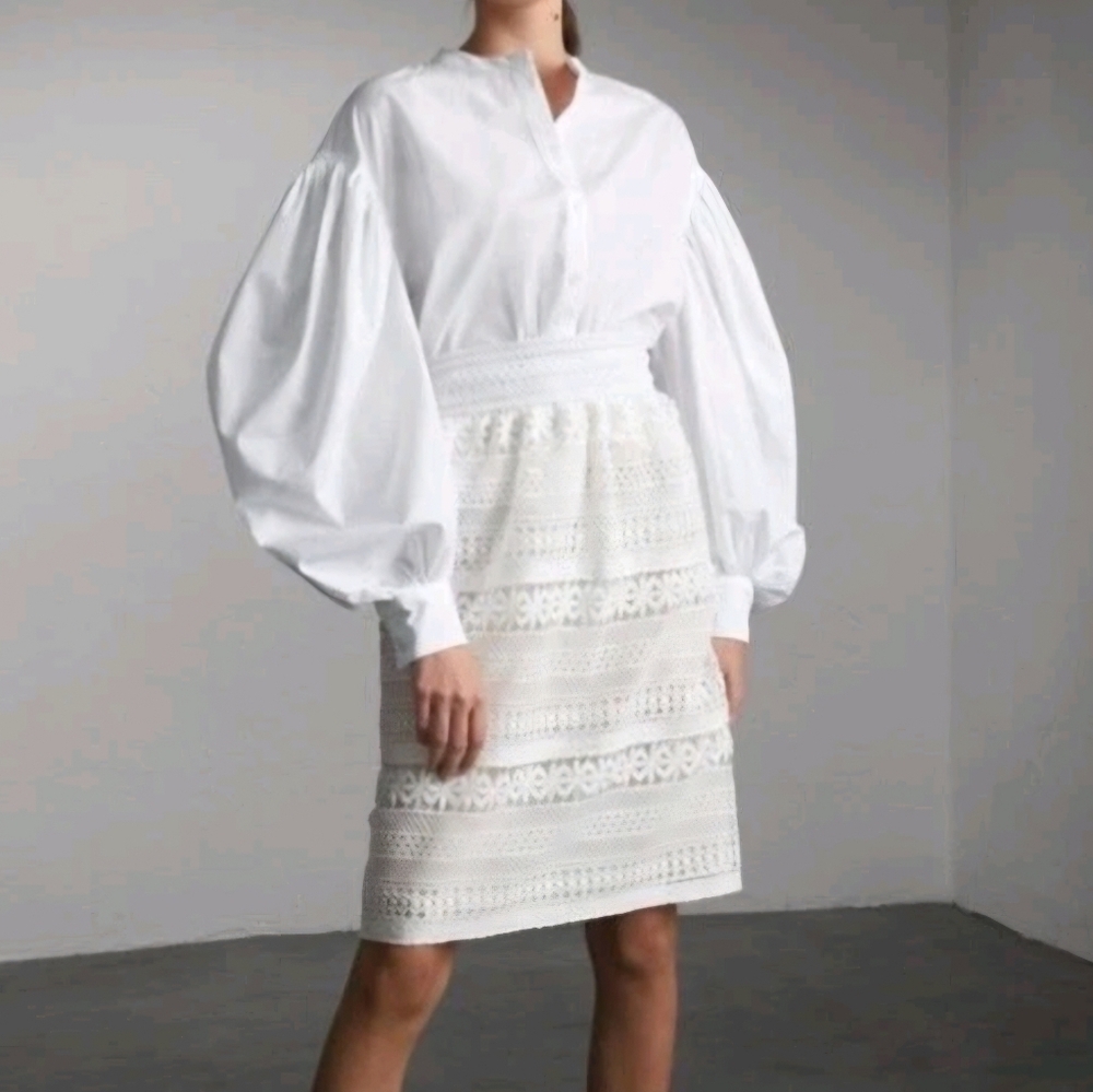 Burberry Carwinley Lace Skirt
